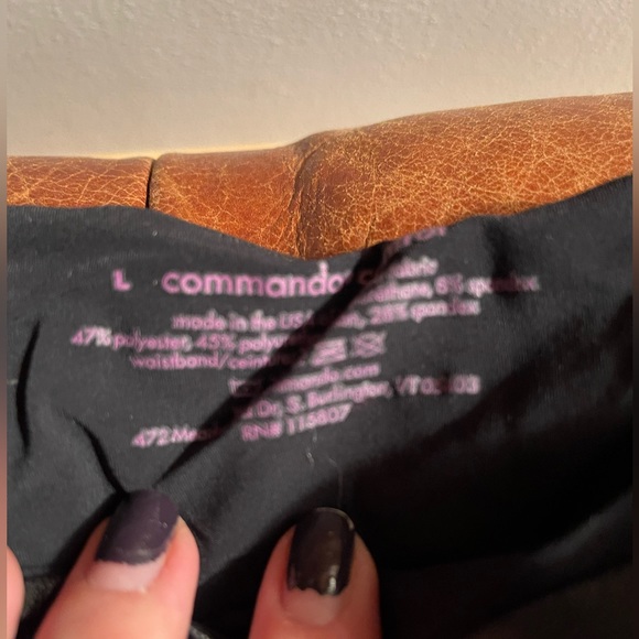 Gently used Commando Faux Leather leggings - Picture 2 of 2